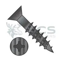 Square/Phillips, Stl Black Ox, Partial Thread