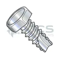 Hex, Unslotted, Steel Zinc