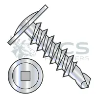 Square Recess, Steel Zinc, Standard Pt