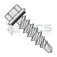 Hex Flange, Unslotted w/Rubber Washer