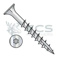 Six-Lobe w/Nibs, Steel Zinc Partial Thread