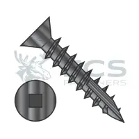 Square Recess, Stl Black Ox, Full Thread