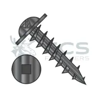 Square Recess, Stl Black Ox, Full Thread