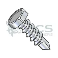 Hex, Unslotted, Steel Zinc