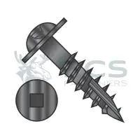 Square Recess, Stl Black Ox, Partial Thread