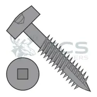 Square Recess, Fine, Stl Plain