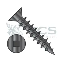 Square Recess, Stl Black Ox, Full Thread