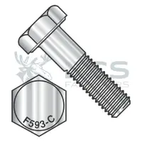 Hex Cap Bolts 18-8 Stainless Steel