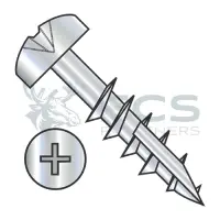 Phillips, Steel Zinc, Partial Thread