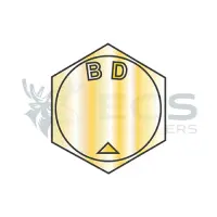 ASME B18.2.1 GrBD, Fine, Yellow Zinc