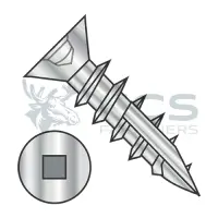 Square Recess (No Nibs), Stl Nickel, Full Thread