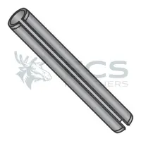 Slotted Spring Pins, METRIC Steel, Thermal Black