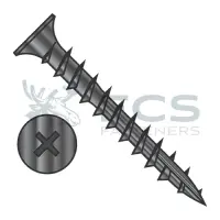 Phillips w/No Nibs, Steel Black Oxide, Full Thread