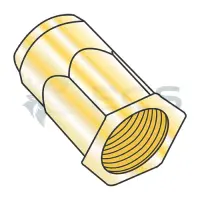 Hex Body, Steel Zinc Yellow--Metric