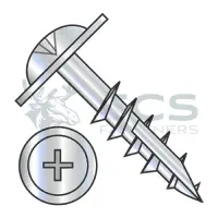 Phillips, Steel Zinc, Partial Thread