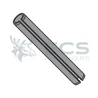 Slotted Spring Pins, Steel Black and Oiled
