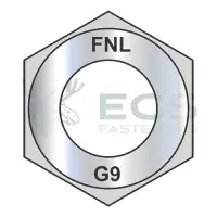 Grade-9, EcoGuard Gray/Silver Finish (Thick Hex)