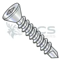 Square Recess, Steel Zinc, Standard Point