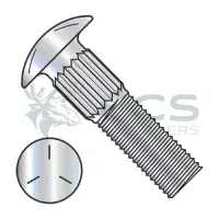 Grade 5 Steel Zinc Ribbed Neck Carriage Bolt