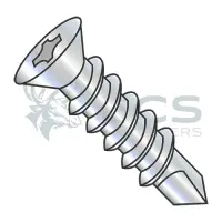 Steel Zinc, #8 with #6 Head, Standard Pt