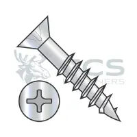 Phillips, Steel Zinc, Partial Thread