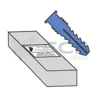 Ribbed Plastic Anchor Kits