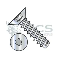 Six-Lobe, Steel Zinc