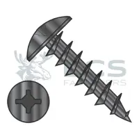 Square/Phillips, Stl Black Ox, Full Thread