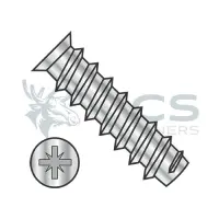 Flat Pozi, Blunt Point, Stl Nickel