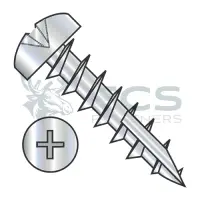 Phillips, Steel Zinc, Full Thread