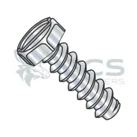 Hex, Slotted, Steel Zinc