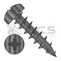 Square-Phillips, Steel Black Ox, Full Thread